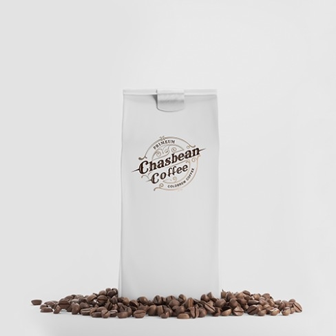 포트폴리오-챠스빈 커피 로고 디자인