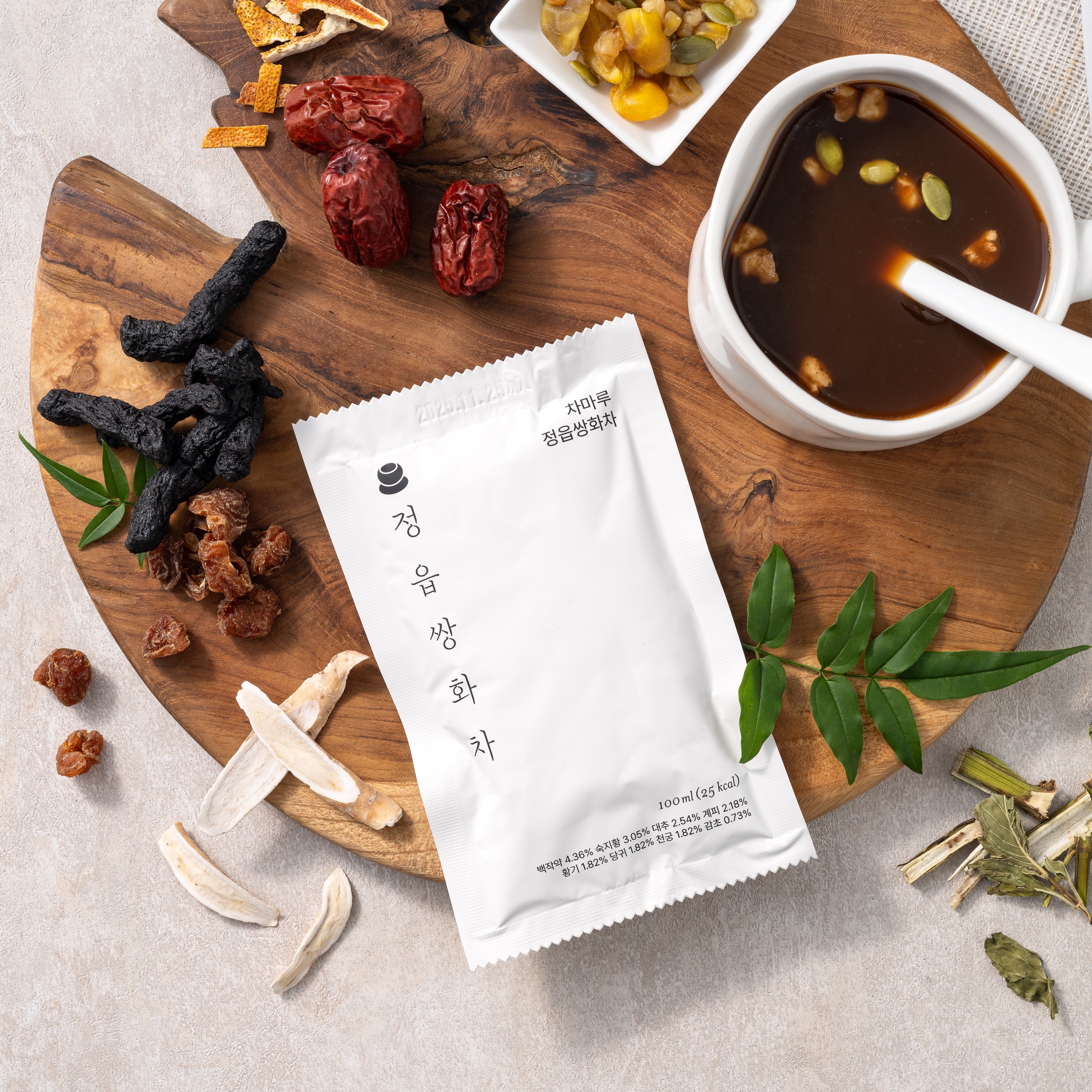 [Food 사진촬영/보정] 차마루 정읍 쌍화차 사진 연출 촬영, 제품·홍보 사진 포트폴리오 - 크몽
