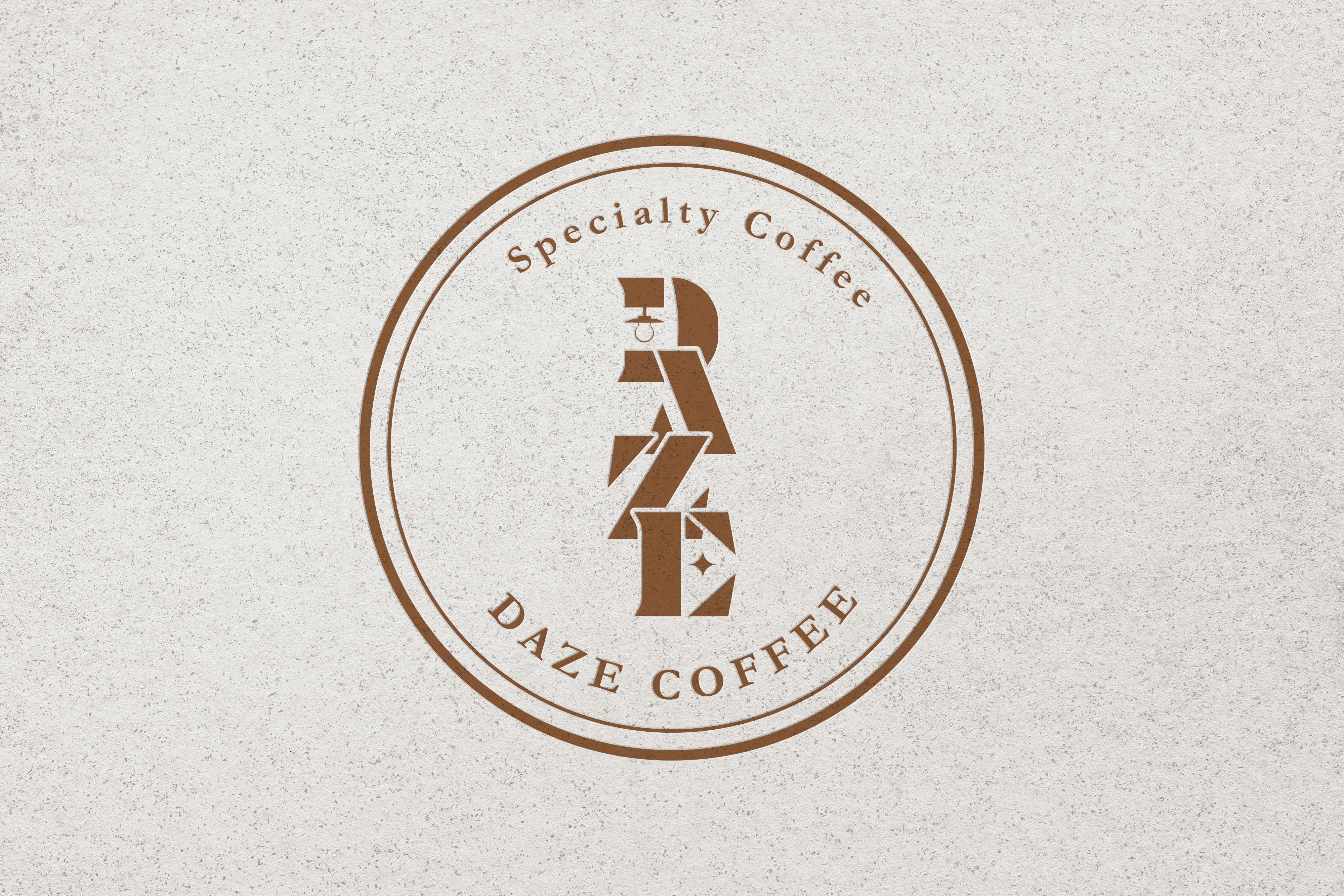 DAZE COFFEE 카페 로고 디자, 로고 디자인 포트폴리오 크몽