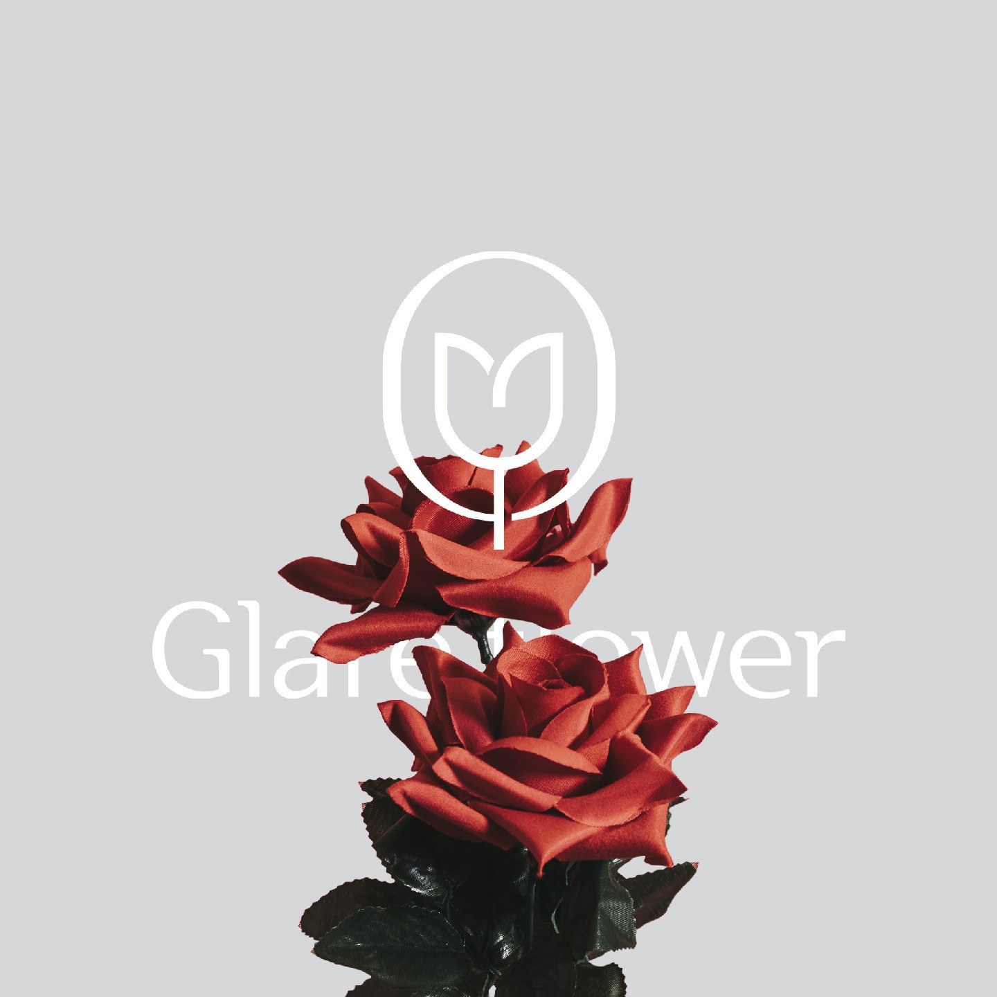 포트폴리오-flower shop ‘Glare flower’로고디자인
