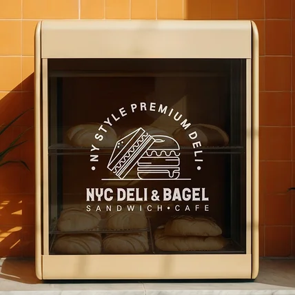 포트폴리오-NYC DELI & BAGEL 로고디자인